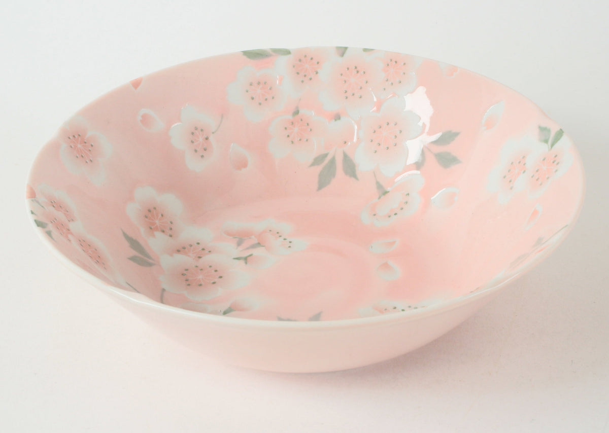 美濃焼 7.0寸丼 桜満開 ピンク – 小幡久兵衛食器店
