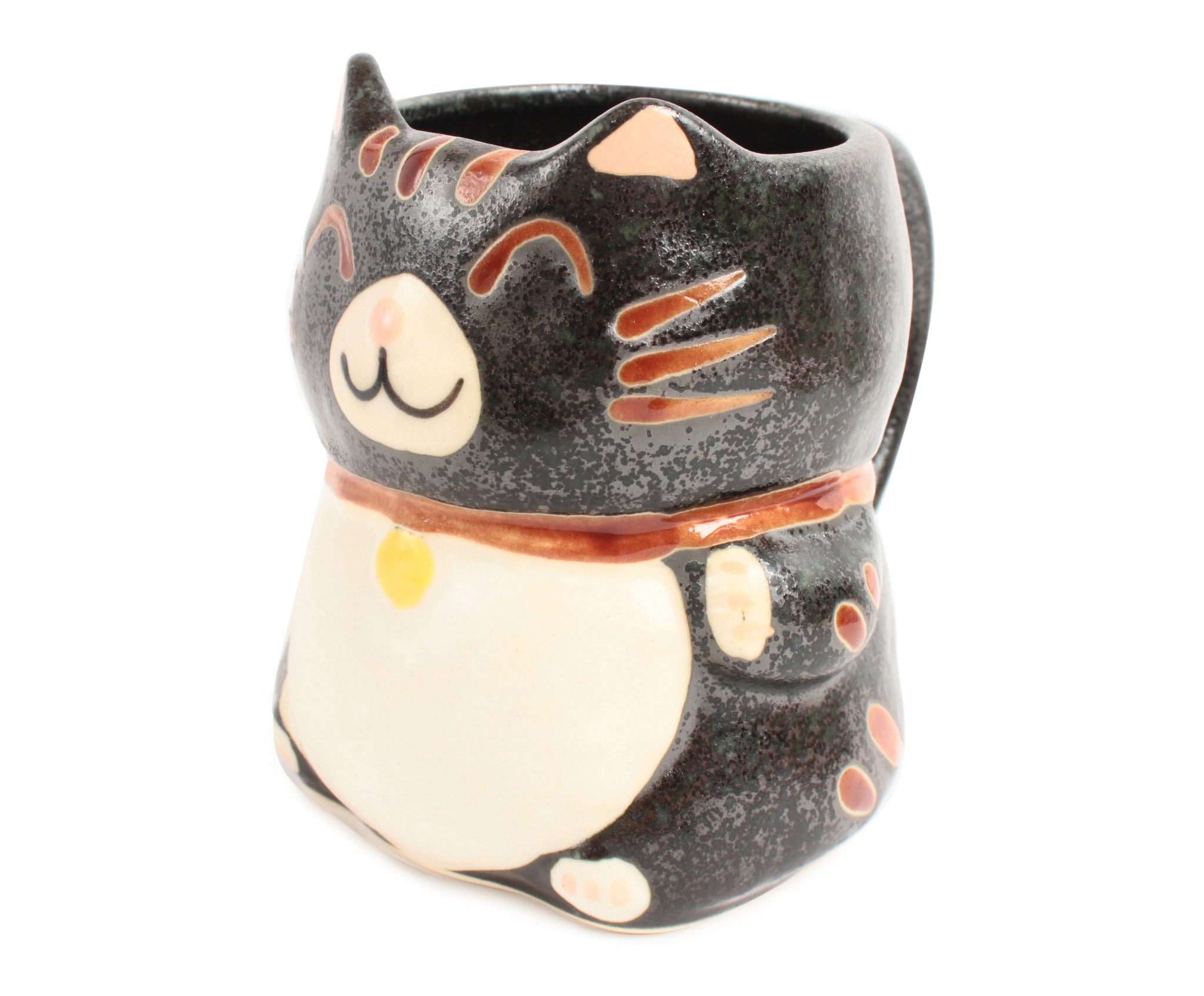 美濃焼 マグカップ まねき猫 ねこ 猫 黒 ブラック 280ml – 小幡 美濃焼 マグカップ まねき猫 ねこ 猫 黒 ブラック 280ml – 小幡