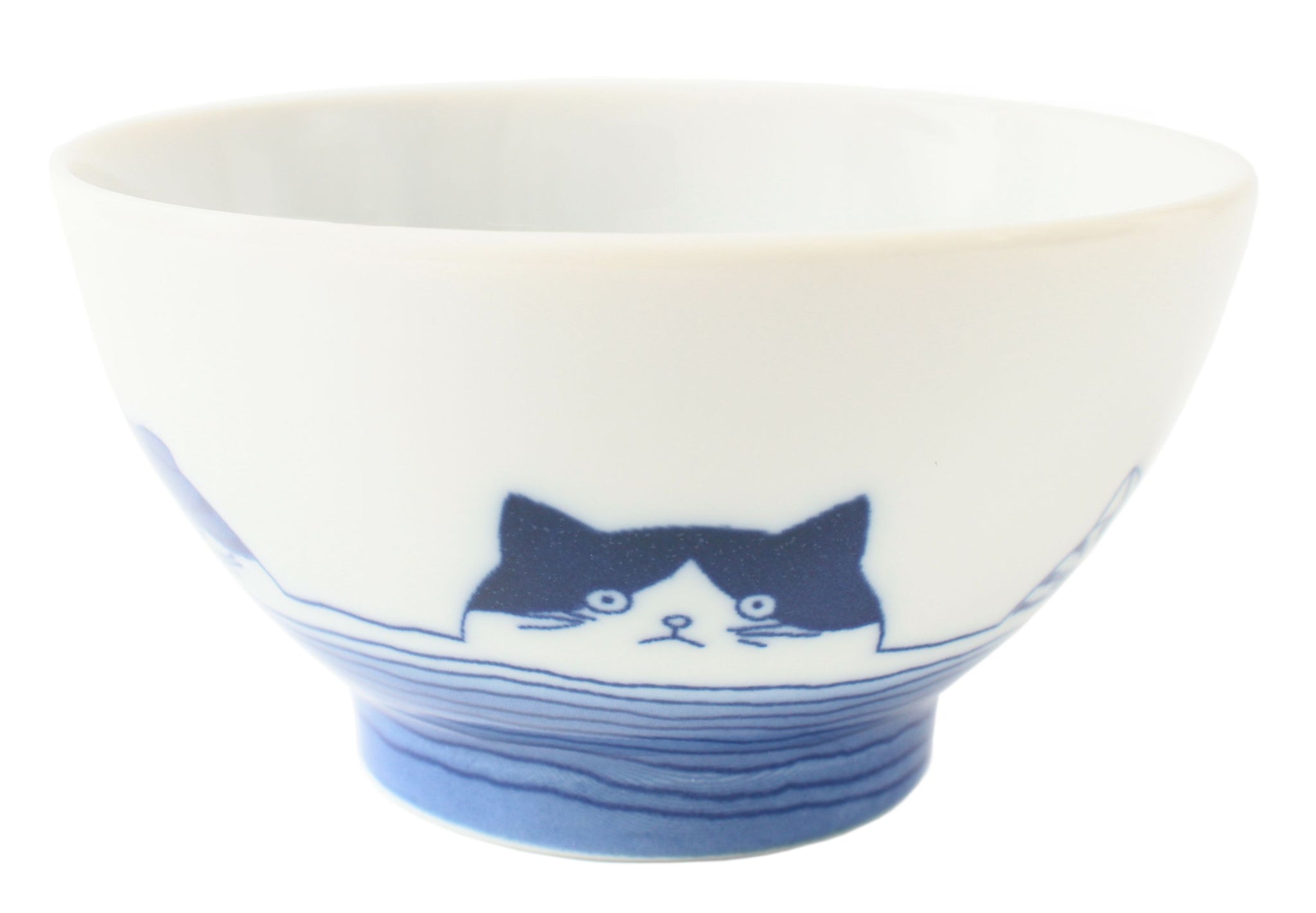 新品美濃焼猫にまり茶碗猫ねこネコ