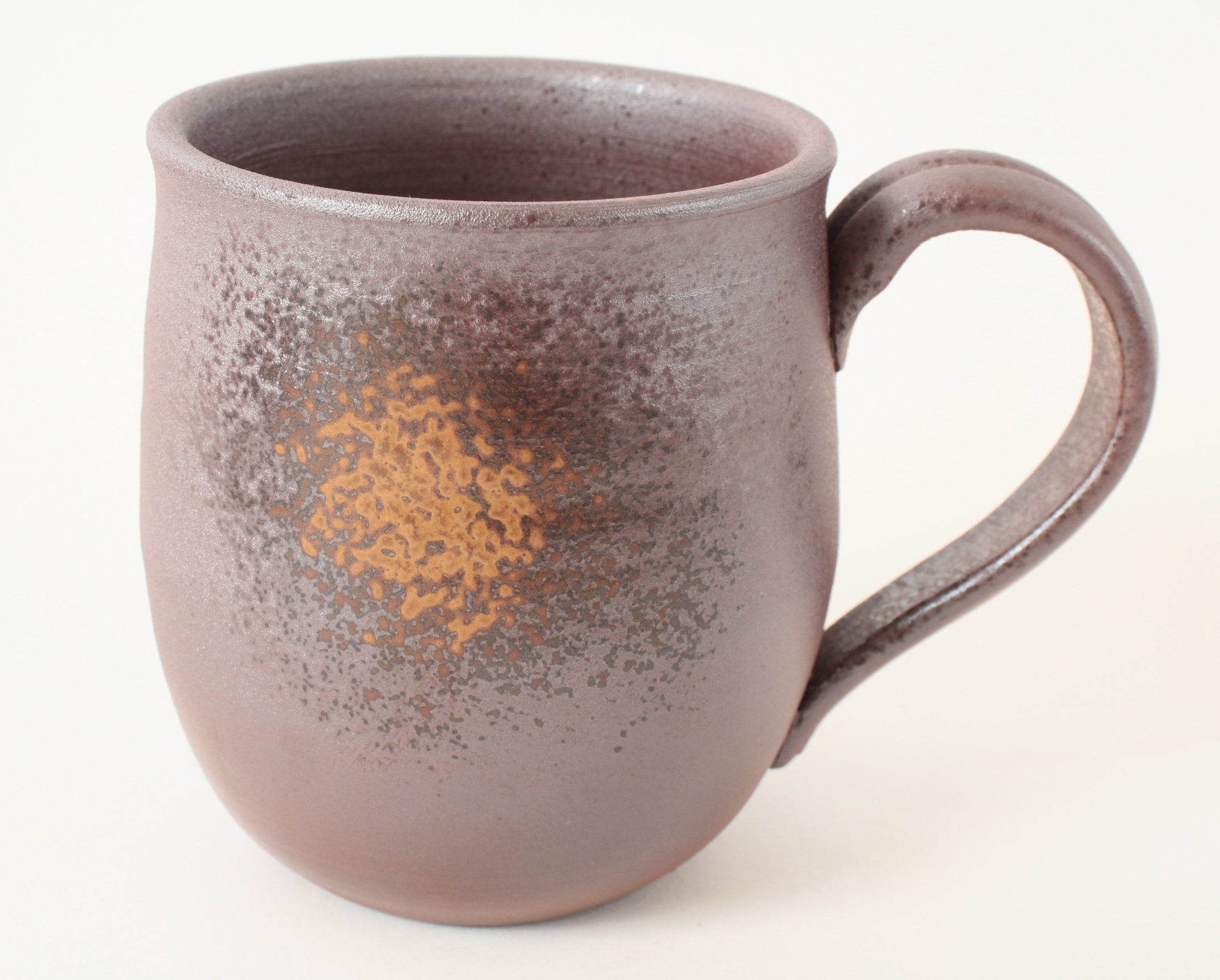 備前焼 マグカップ 手作り 焦げ茶色 ぽってり 350ml – 小幡久兵衛食器店