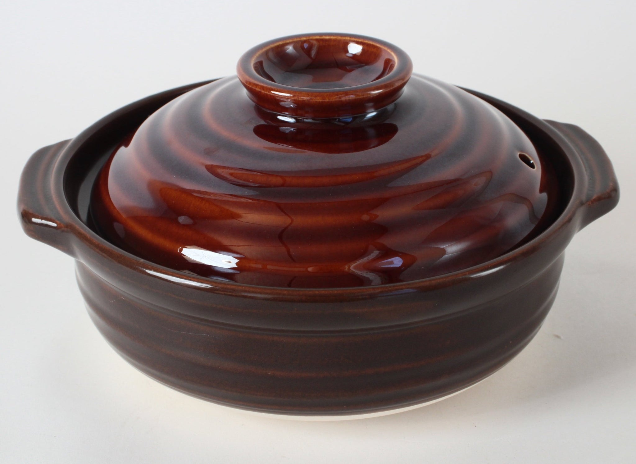 萬古焼 土鍋 茶色 中 – 小幡久兵衛食器店