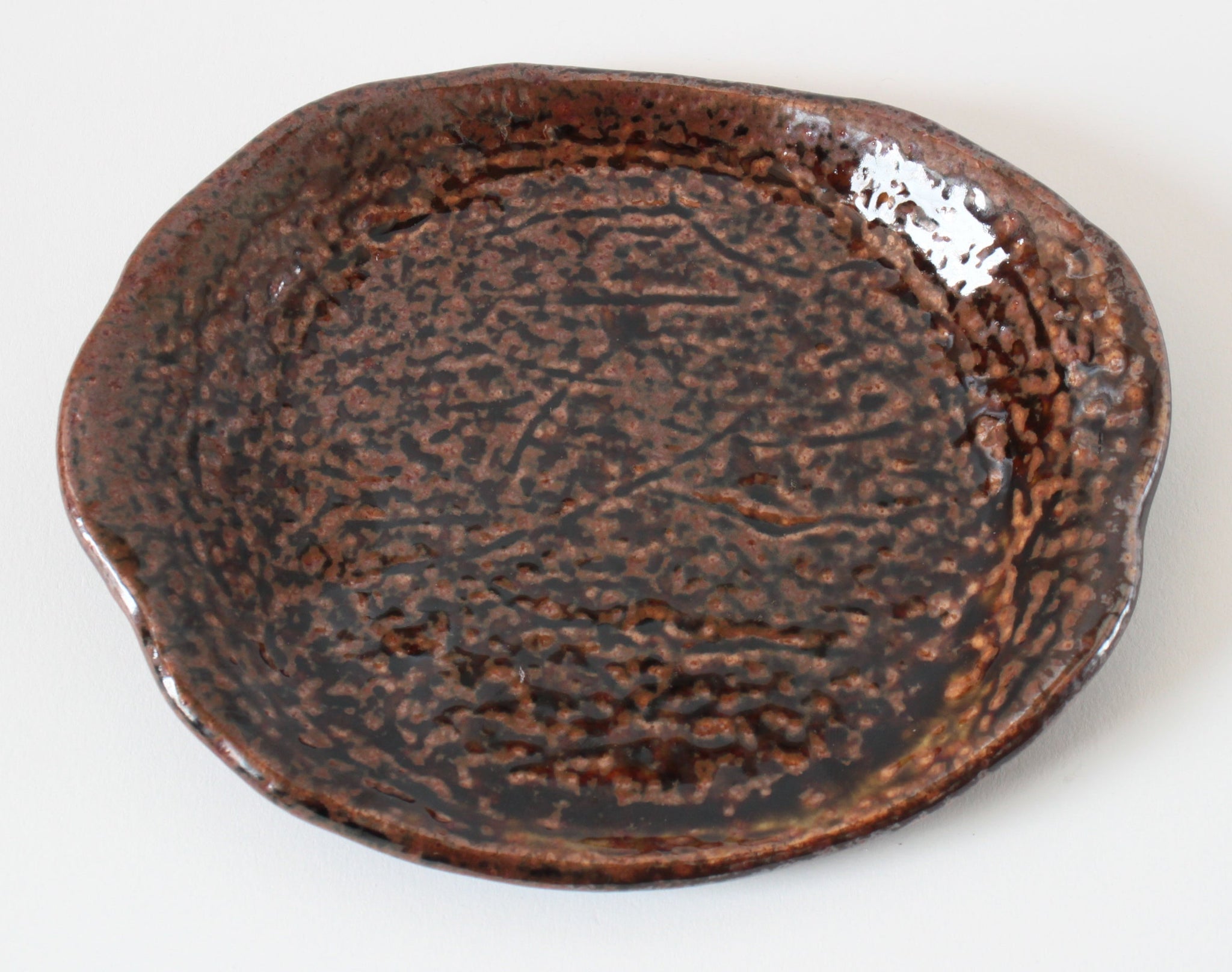 美濃焼 楕円皿 取り皿 茶色 こげ茶 – 小幡久兵衛食器店