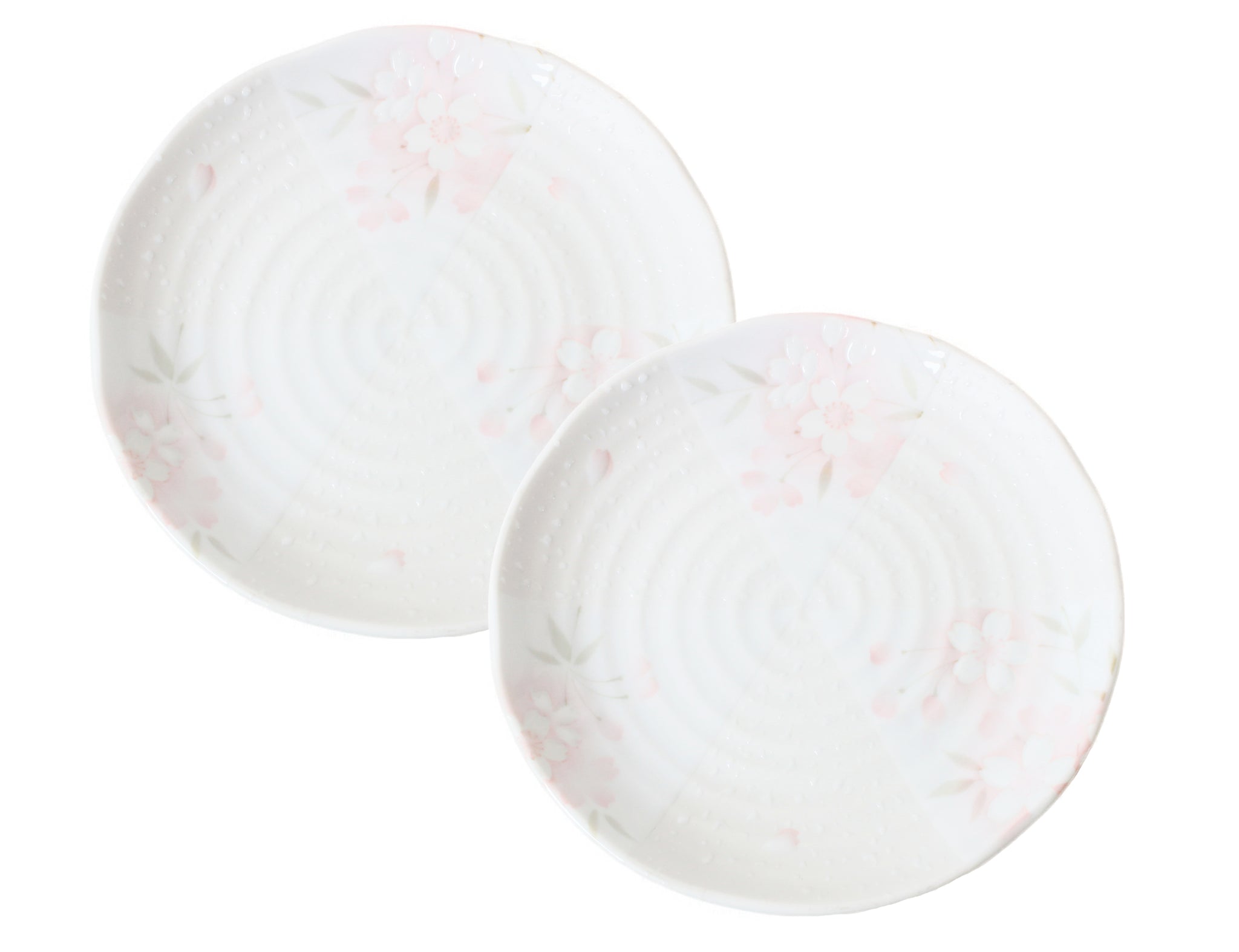 美濃焼 間取桜 5.0寸皿 2枚セット (直径約16.5cm) – 小幡 美濃焼 間取桜 5.0寸皿 2枚セット (直径約16.5cm) – 小幡