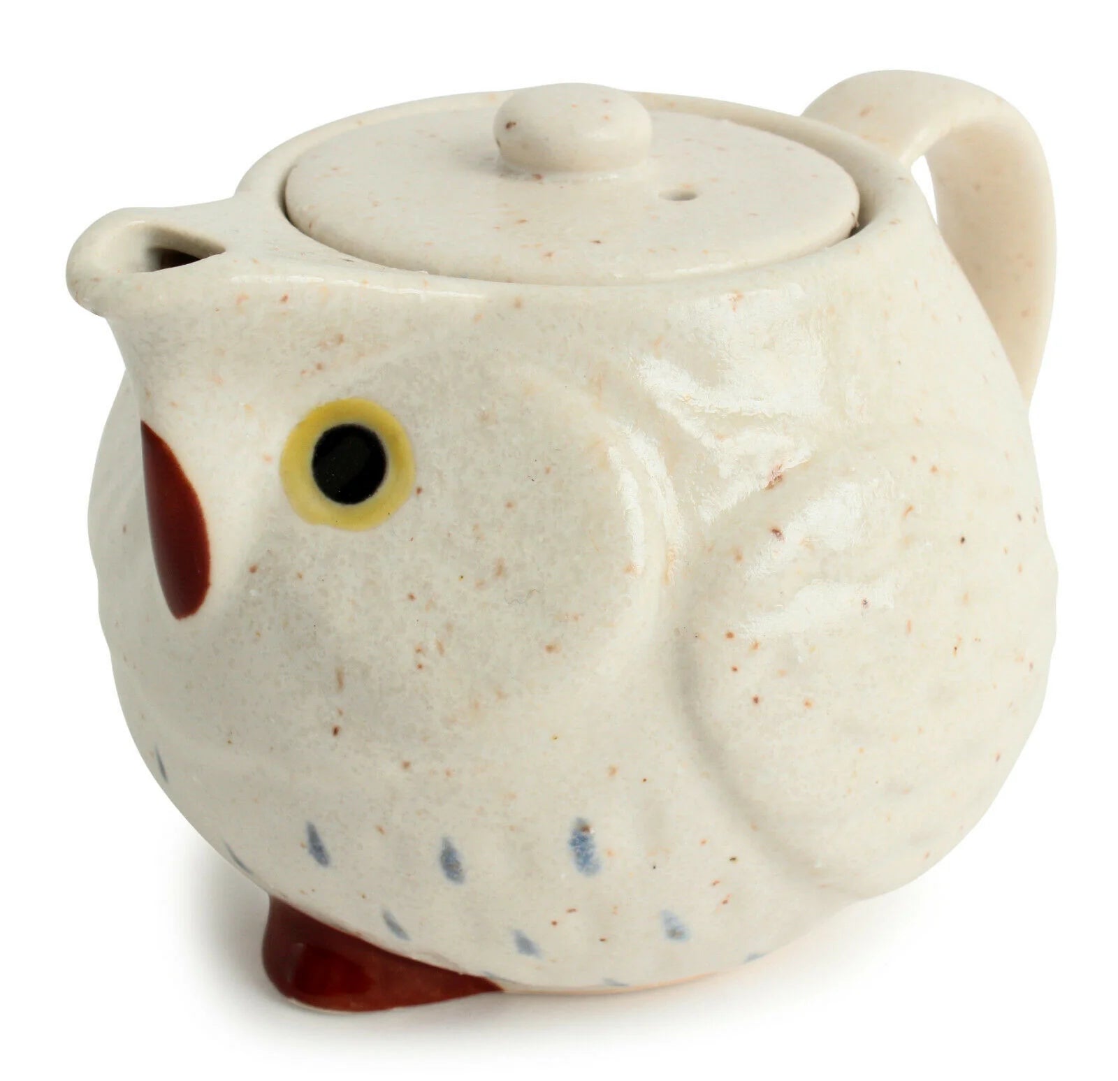 美濃焼 急須 ティーポット フクロウ 白 ホワイト 440ml – 小幡久兵衛食器店