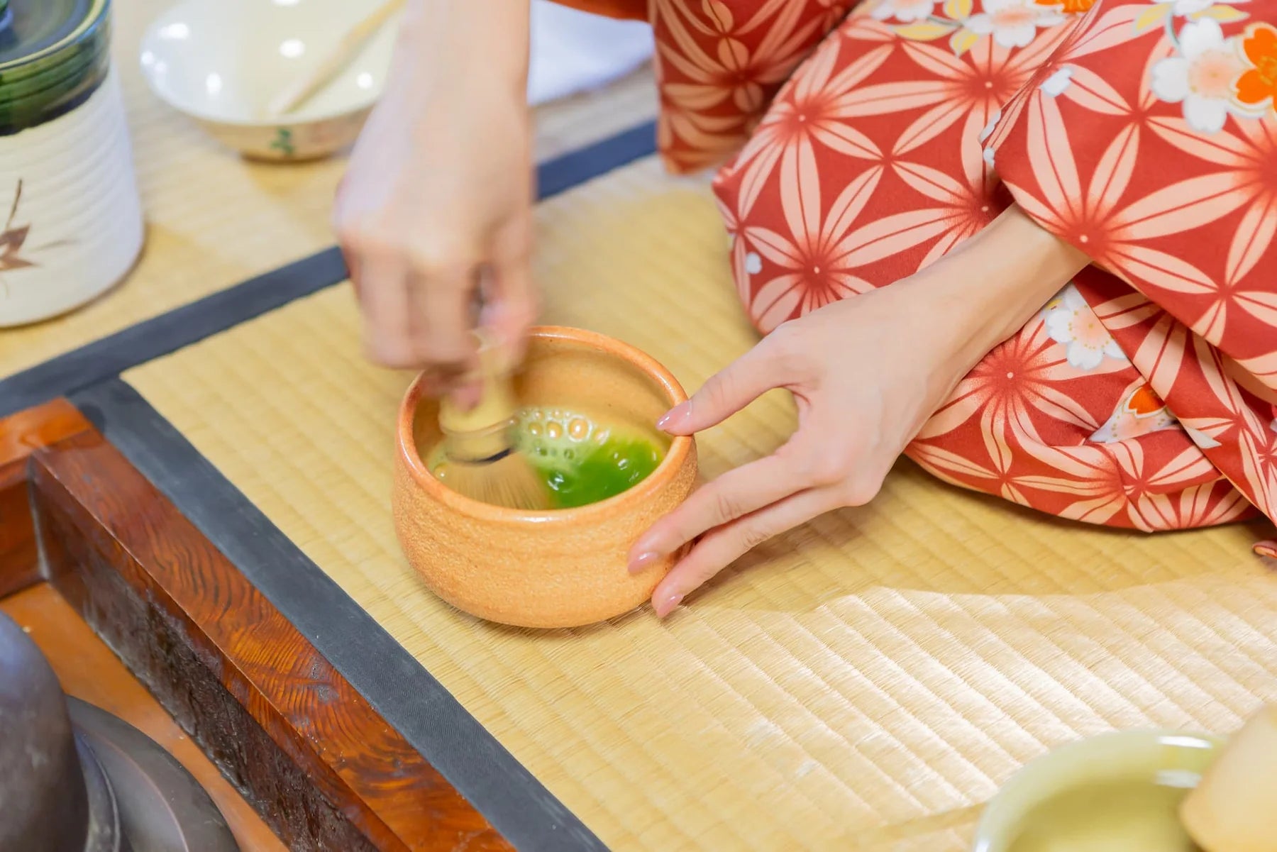 美濃焼 抹茶碗 赤志野 オレンジ – 小幡久兵衛食器店